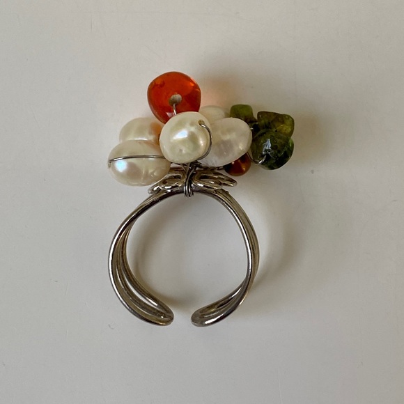 Funky adjustable ring from Pier 1 - Picture 2 of 4